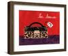 Leopard Handbag I-Jennifer Matla-Framed Art Print
