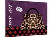 Leopard Handbag III-Jennifer Matla-Mounted Art Print