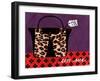 Leopard Handbag IV-Jennifer Matla-Framed Art Print