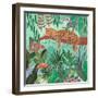 Leopard in the Jungle-Caroline Bonne Müller-Framed Photographic Print