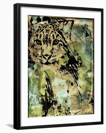 Leopard Ink-Color Bakery-Framed Giclee Print