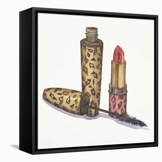 Leopard Makeup-Jin Jing-Framed Stretched Canvas