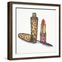 Leopard Makeup-Jin Jing-Framed Art Print