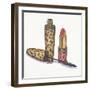 Leopard Makeup-Jin Jing-Framed Art Print