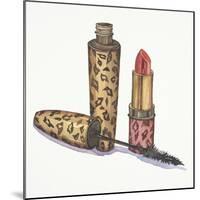 Leopard Makeup-Jin Jing-Mounted Art Print