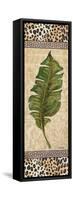 Leopard Palm Leaf I-Todd Williams-Framed Stretched Canvas