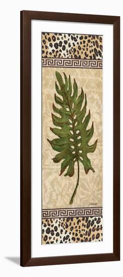 Leopard Palm Leaf II-Todd Williams-Framed Photographic Print