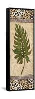 Leopard Palm Leaf II-Todd Williams-Framed Stretched Canvas