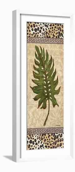 Leopard Palm Leaf II-Todd Williams-Framed Photographic Print