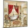 Leopard Parisian Bath-Gregory Gorham-Mounted Art Print