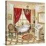 Leopard Parisian Bath-Gregory Gorham-Stretched Canvas