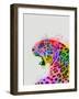 Leopard Rainbow Splash 2-Fab Funky-Framed Art Print