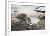 Leopard Seal Hunting Gentoo Penguin, Antarctica-Paul Souders-Framed Photographic Print