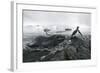 Leopard Seal (Hydrurga Leptonyx) Hunting Gentoo Penguin (Pygoscelis Papua) into Shore, Antarctica-Ben Cranke-Framed Photographic Print