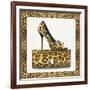 Leopard Shoe and Purse-Carolyn Fisk-Framed Premium Giclee Print