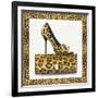 Leopard Shoe and Purse-Carolyn Fisk-Framed Premium Giclee Print