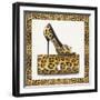 Leopard Shoe and Purse-Carolyn Fisk-Framed Art Print