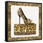 Leopard Shoe and Purse-Carolyn Fisk-Framed Stretched Canvas