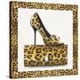 Leopard Shoe and Purse-Carolyn Fisk-Stretched Canvas