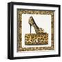 Leopard Shoe and Purse-Carolyn Fisk-Framed Art Print