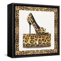 Leopard Shoe and Purse-Carolyn Fisk-Framed Stretched Canvas