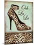 Leopard Shoe-Todd Williams-Mounted Art Print