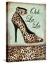 Leopard Shoe-Todd Williams-Stretched Canvas