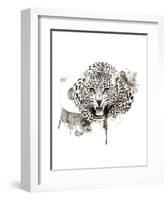 Leopard-Philippe Debongnie-Framed Art Print