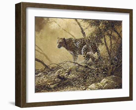 Leopard-Spencer Hodge-Framed Premium Giclee Print
