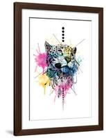 Leopard-Karin Roberts-Framed Art Print