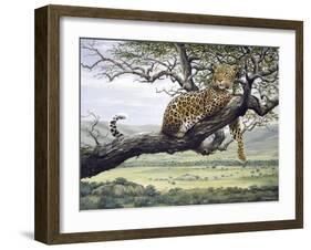 Leopard-Harro Maass-Framed Giclee Print