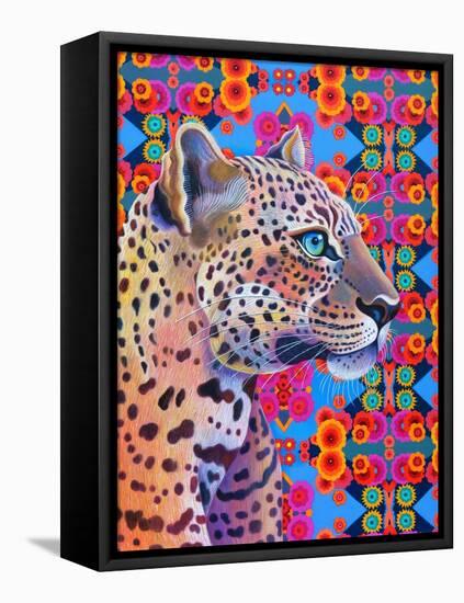 Leopard-Jane Tattersfield-Framed Stretched Canvas