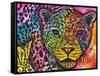 Leopard-Dean Russo-Framed Stretched Canvas
