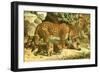 Leopards-English School-Framed Giclee Print