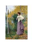 Autumn on the Shore of the Lake-Leopold Francois Kowalsky-Premium Giclee Print