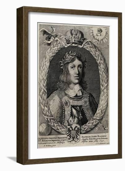 Leopold I, Holy Roman Emperor-C Wieldenberh-Framed Art Print