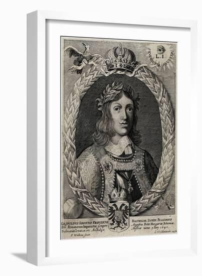 Leopold I, Holy Roman Emperor-C Wieldenberh-Framed Art Print