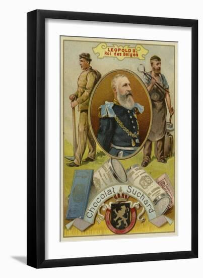 Leopold II, King of the Belgians-null-Framed Giclee Print