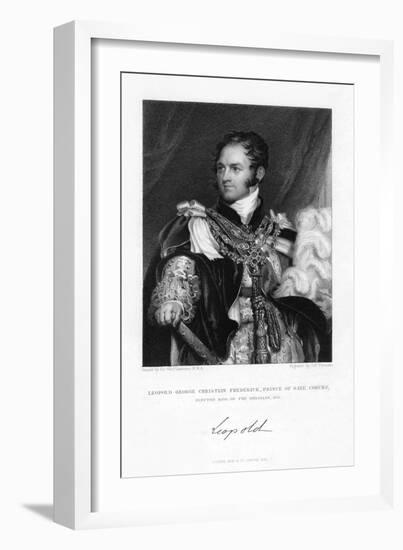 Leopold of Saxe-Coburg and Gotha, 1831-J Thomson-Framed Giclee Print