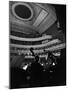 Leopold Stokowski Conducting the New York Philharmonic Orchestra in Performance at Carnegie Hall-Gjon Mili-Mounted Premium Photographic Print