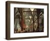 Leopoldo Cicognara (1767-1834) Commenting on the Monument of Canova (1827)-Giuseppe Borsato-Framed Premium Giclee Print