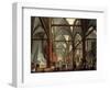 Leopoldo Cicognara (1767-1834) Commenting on the Monument of Canova (1827)-Giuseppe Borsato-Framed Premium Giclee Print