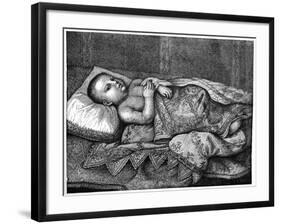 Leopoldo De' Medici (1617-167) in His Cradle, 1882-Tiberio Di Tito-Framed Giclee Print