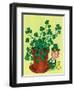 Leprechaun and Clover - Jack & Jill-Milt Groth-Framed Giclee Print