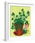 Leprechaun and Clover - Jack & Jill-Milt Groth-Framed Premium Giclee Print