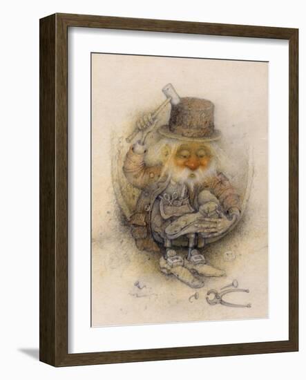 Leprechaun Cobbler-Wayne Anderson-Framed Giclee Print