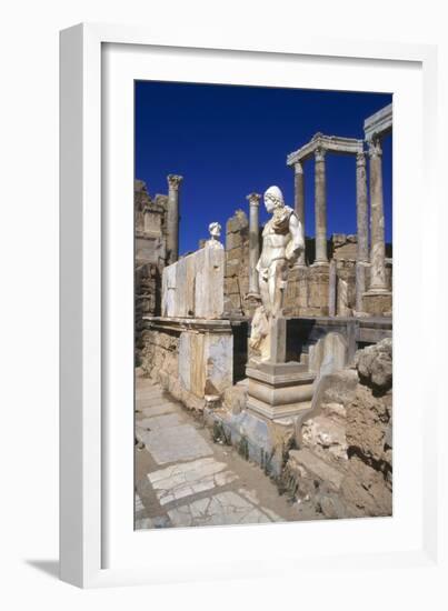 Leptis Magna, Libya, Circa 3rd Century Ad-Vivienne Sharp-Framed Photographic Print