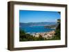 Lerici, View Overlooking Town and Bay, Liguria, Italy, Europe-Peter Groenendijk-Framed Photographic Print