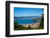 Lerici, View Overlooking Town and Bay, Liguria, Italy, Europe-Peter Groenendijk-Framed Photographic Print