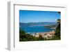 Lerici, View Overlooking Town and Bay, Liguria, Italy, Europe-Peter Groenendijk-Framed Photographic Print